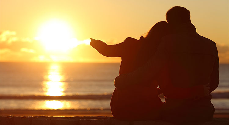 Couple with Sunset