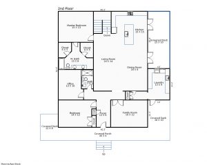 617 Cape Fear Blvd Floor Plan | Main Level | Thirty 4 North Properties Group
